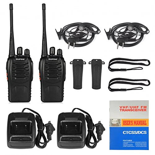 Snappify Tech | Baofeng BF-888S Professional Handheld Walkie-Talkie Set