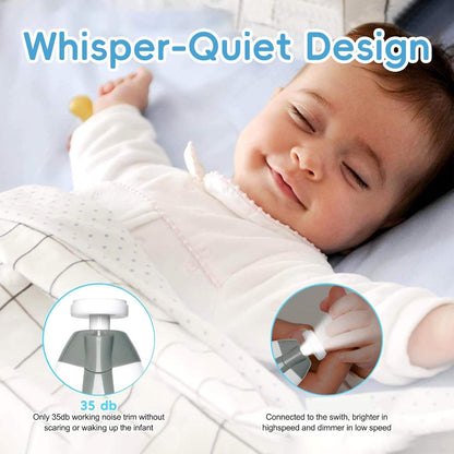 Snappify Tech: 6-in-1 Electric Baby Nail Trimmer Kit