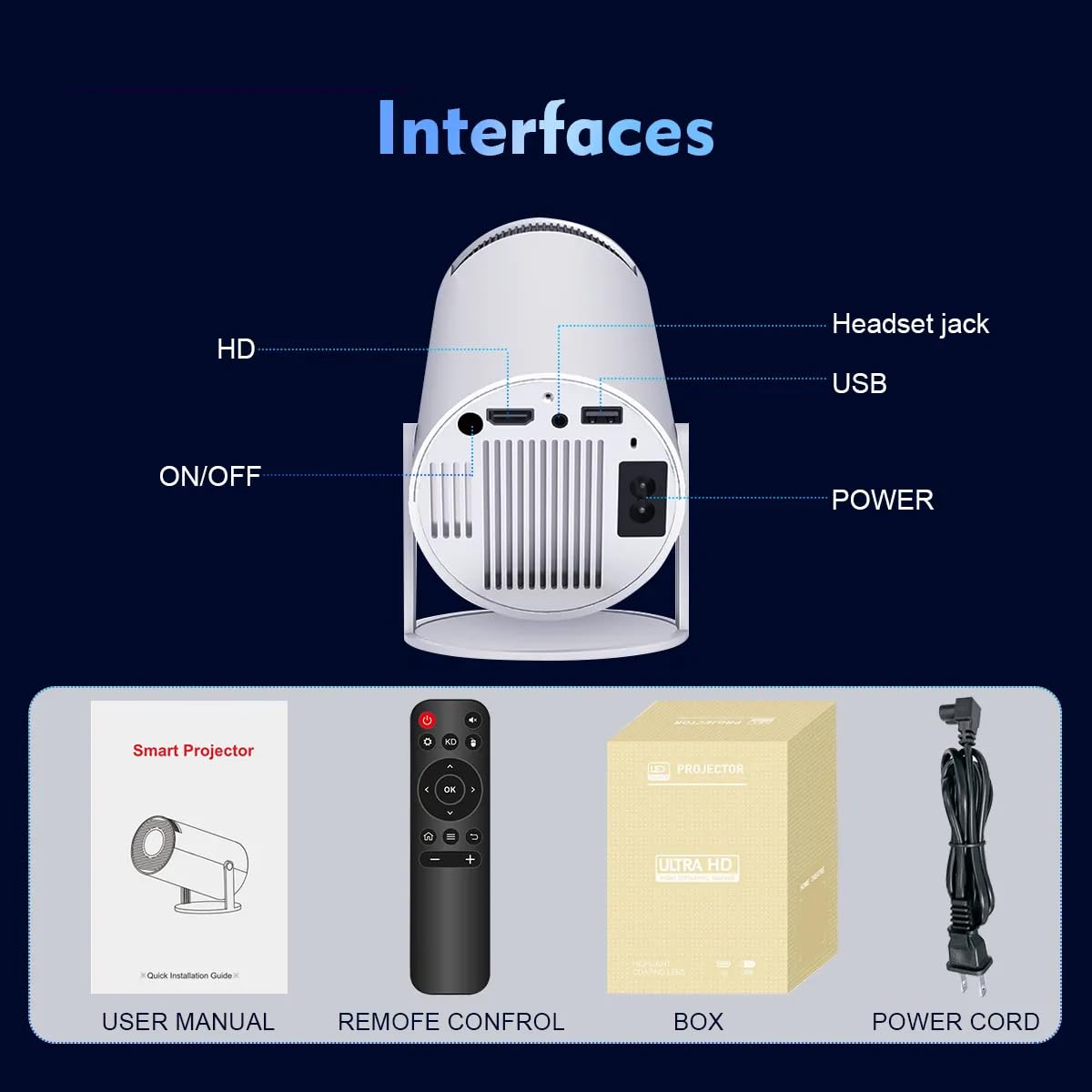 Snappify Tech | Smart Android Ultra-HD Portable Projector
