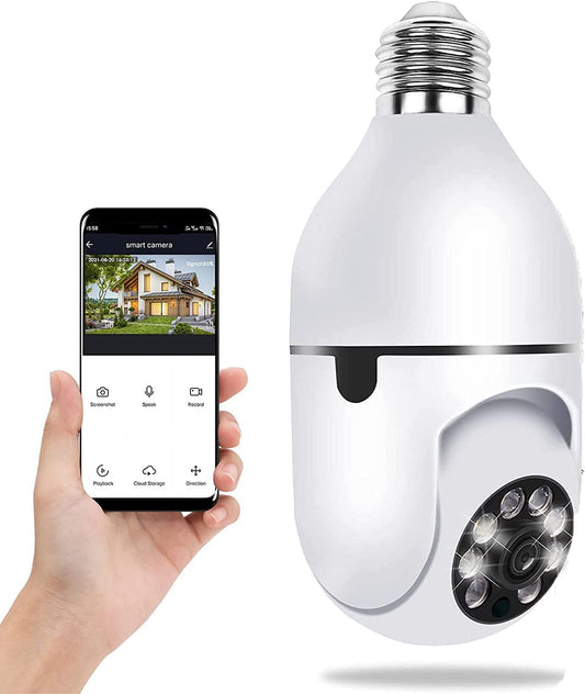 Snappify Tech | 360° Smart WiFi Panoramic Bulb Camera