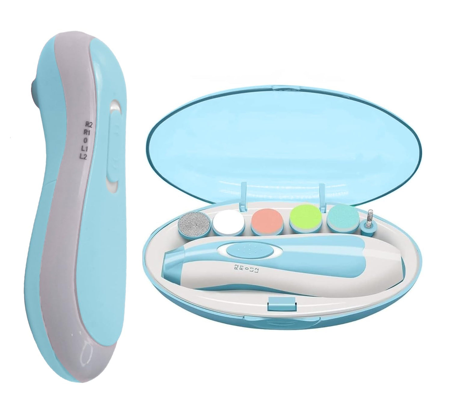 Snappify Tech: 6-in-1 Electric Baby Nail Trimmer Kit