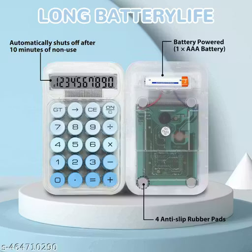 Snappify Tech | Aesthetic Transparent Mechanical Calculator