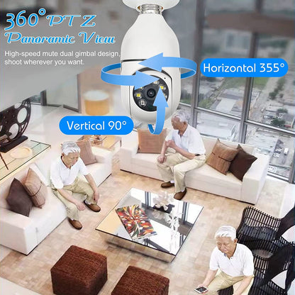 Snappify Tech | 360° Smart WiFi Panoramic Bulb Camera