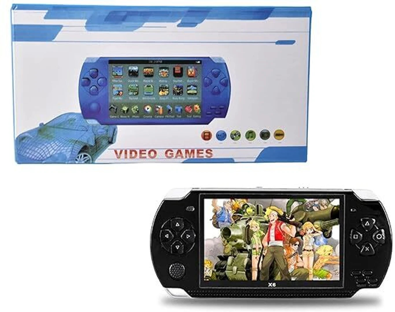 Snappify Tech | X6 Retro Handheld Video Game Console