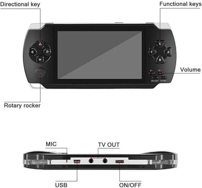Snappify Tech | X6 Retro Handheld Video Game Console
