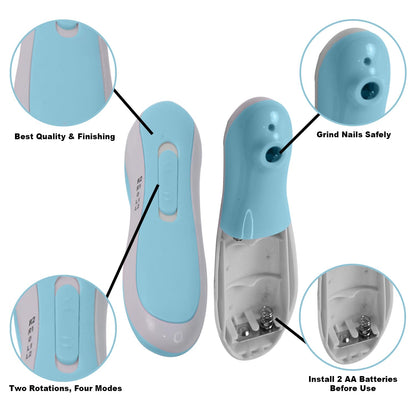 Snappify Tech: 6-in-1 Electric Baby Nail Trimmer Kit