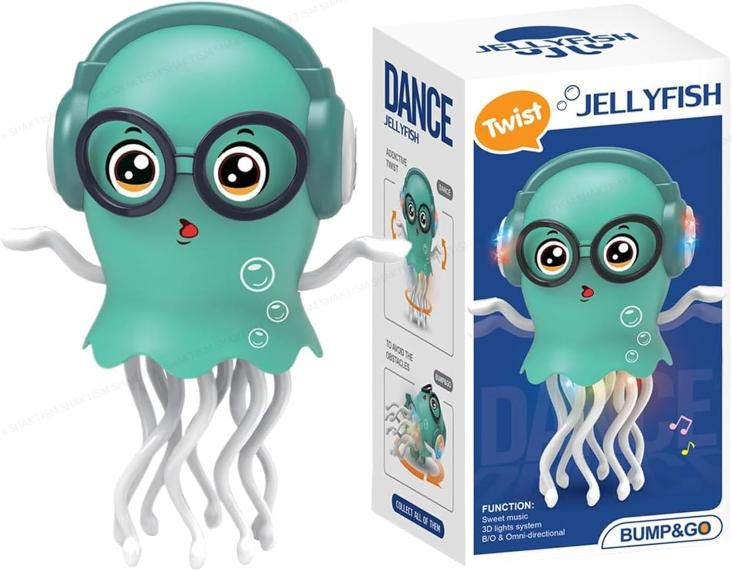 Snappify Tech | Musical Dancing Jellyfish Toy with 3D Lights