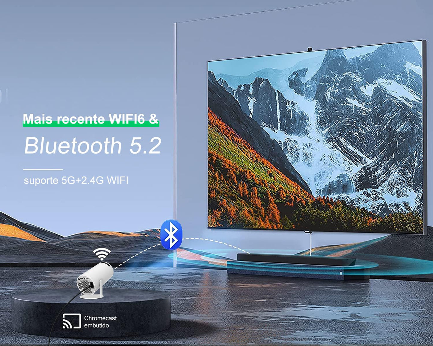 Snappify Tech | Smart Android Ultra-HD Portable Projector