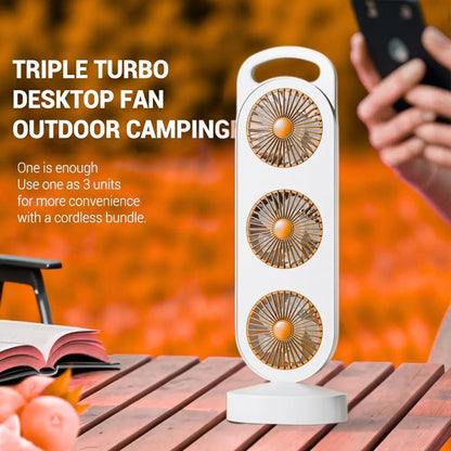 Snappify Tech | Triple Turbo Portable Desktop & Camping Fan