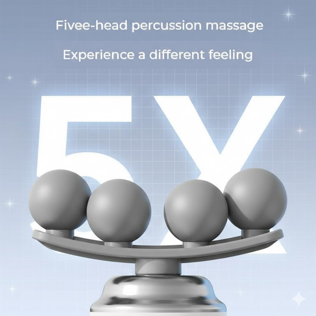 Snappify Tech | Professional Multi-Head Deep Tissue Massage Gun