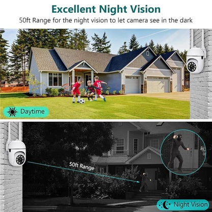 Snappify Tech | 360° WiFi PTZ Outdoor Security Camera