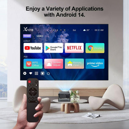 Snappify Tech | Xnano Android 11.0 Smart HD Projector