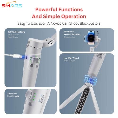 Snappify Tech | Professional 3-Axis Handheld Smartphone Gimbal
