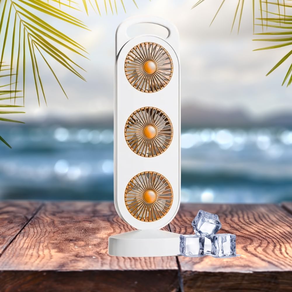 Snappify Tech | Triple Turbo Portable Desktop & Camping Fan