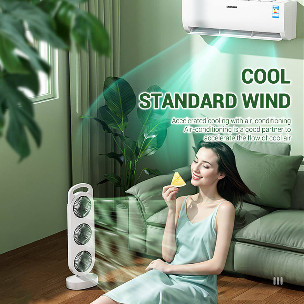 Snappify Tech | Triple Turbo Portable Desktop & Camping Fan