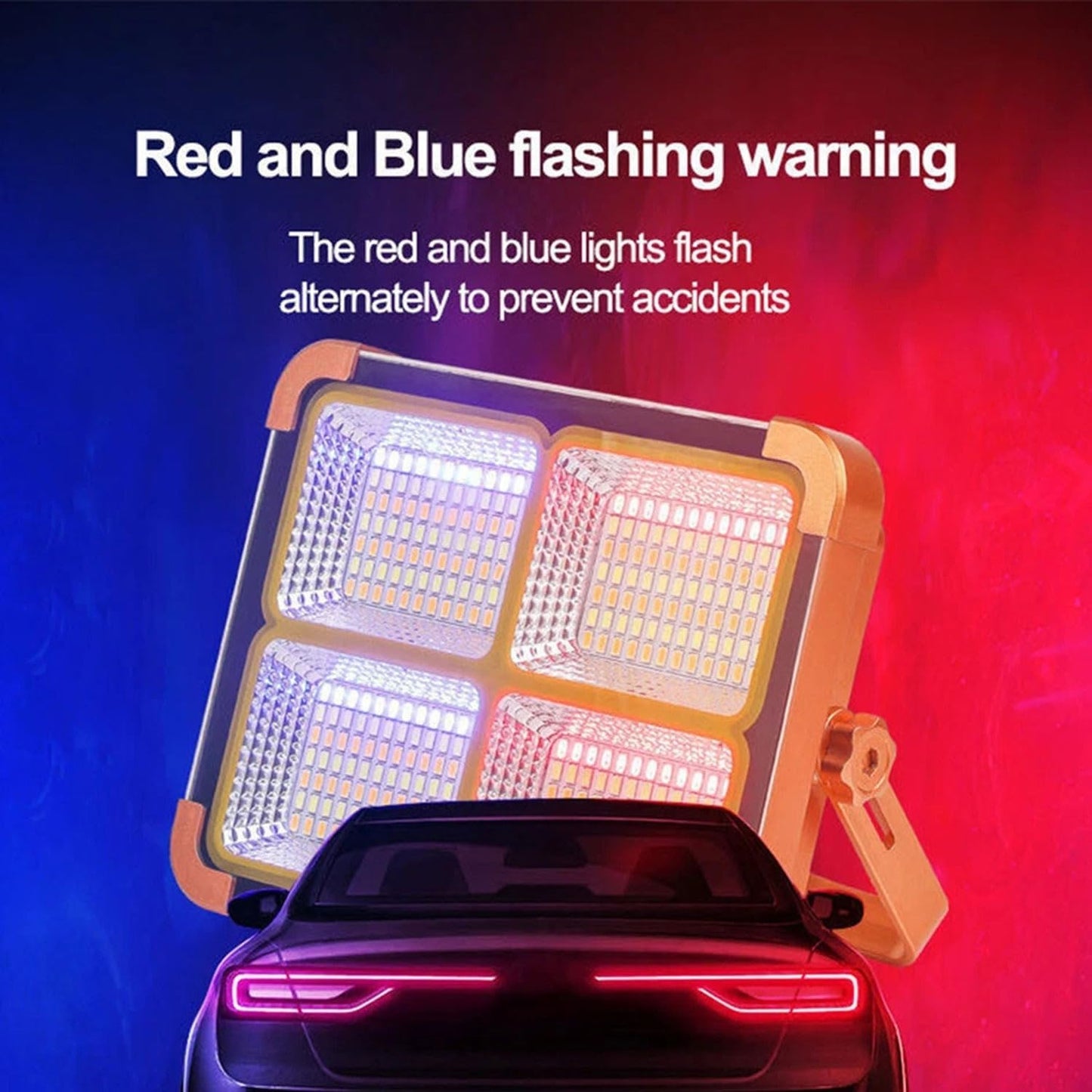 Snappify Tech | Multi-Functional Solar Rechargeable LED Flood Light
