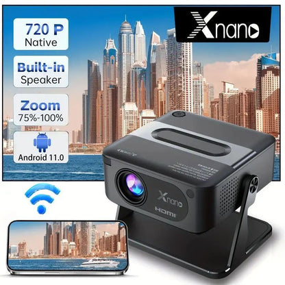 Snappify Tech | Xnano Android 11.0 Smart HD Projector