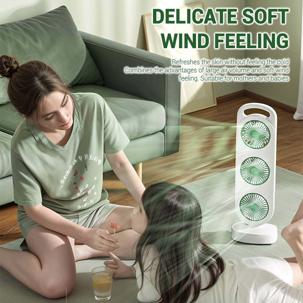 Snappify Tech | Triple Turbo Portable Desktop & Camping Fan