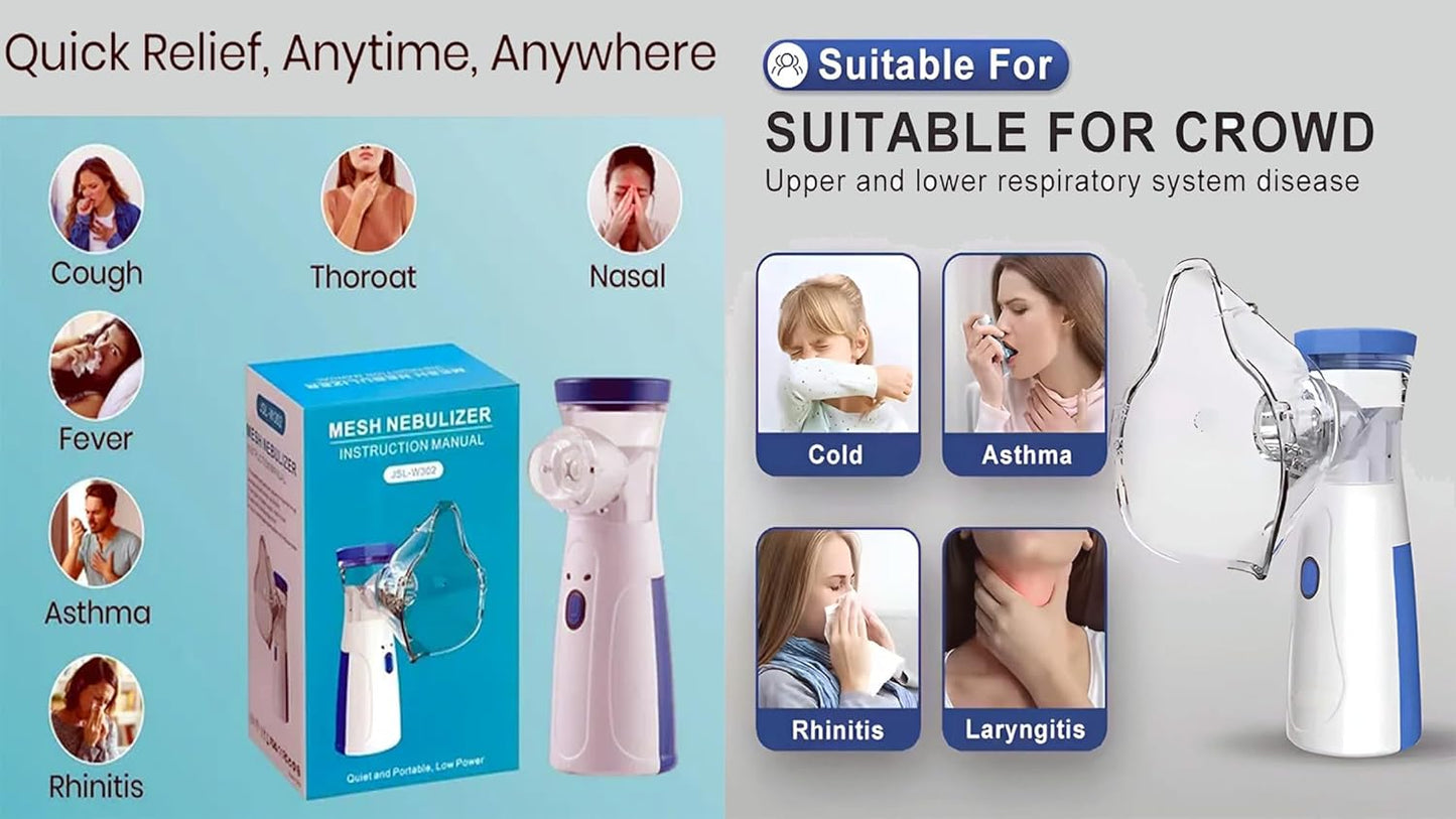 Snappify Tech | Portable Handheld Mesh Nebulizer