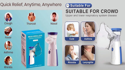 Snappify Tech | Portable Handheld Mesh Nebulizer