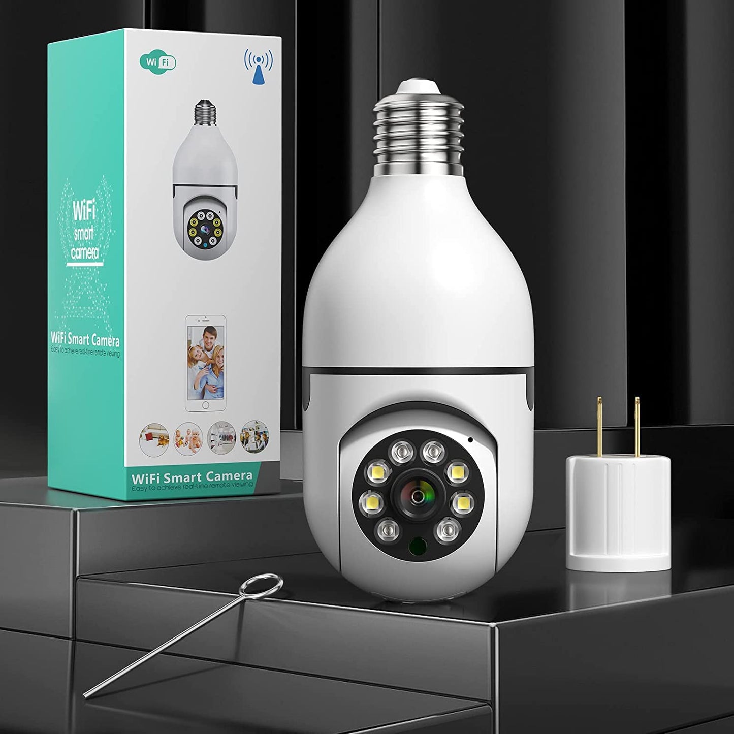 Snappify Tech | 360° Smart WiFi Panoramic Bulb Camera