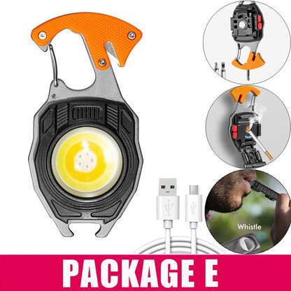 Snappify Tech | 10-in-1 Multifunctional LED Rechargeable Keychain Light