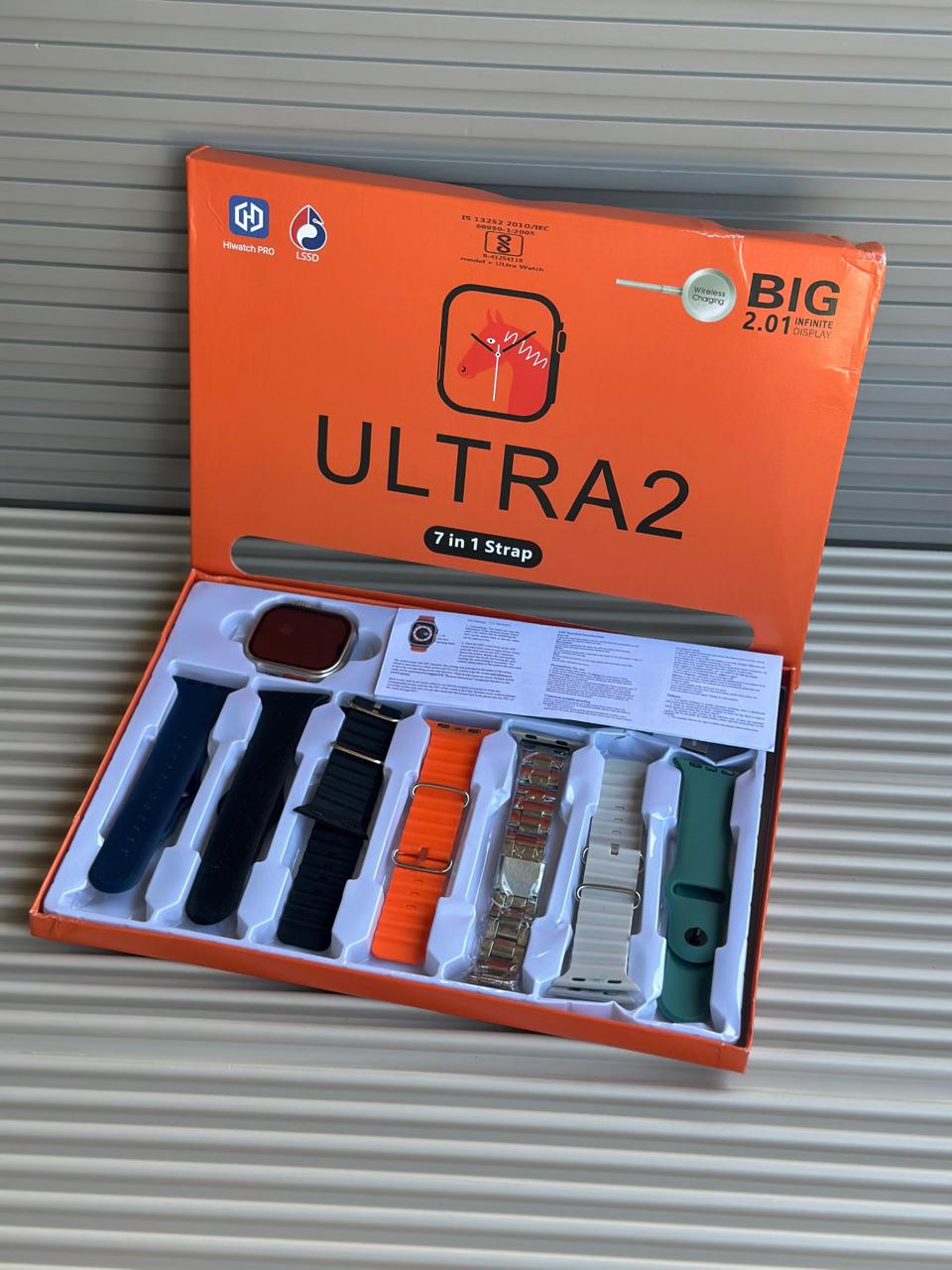 Smartwatch Ultra (7 in 1 Strap Series) – Premium Combo Deal