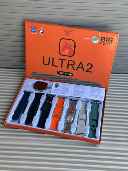 Smartwatch Ultra (7 in 1 Strap Series) – Premium Combo Deal