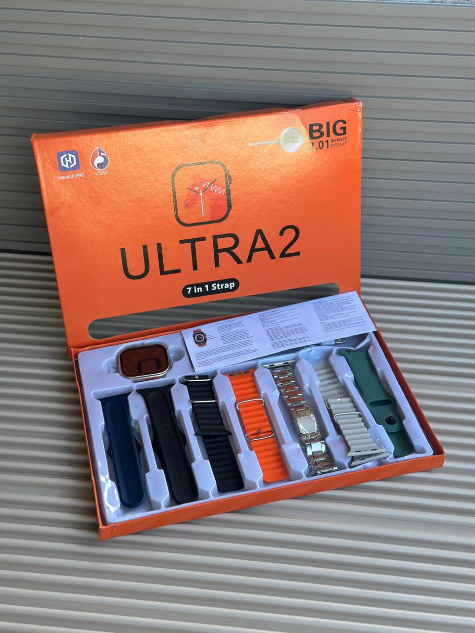 Smartwatch Ultra (7 in 1 Strap Series) – Premium Combo Deal