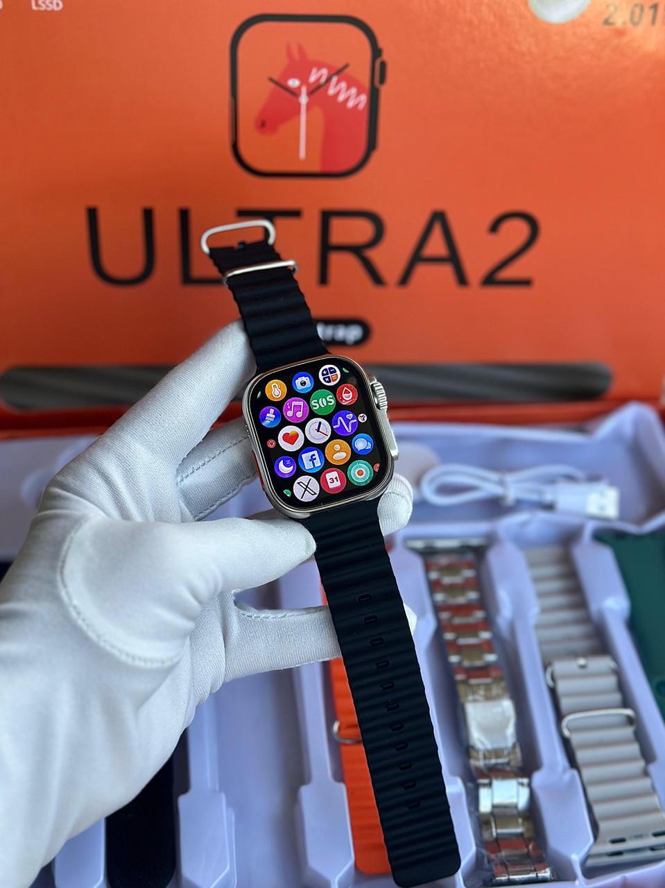 Smartwatch Ultra (7 in 1 Strap Series) – Premium Combo Deal
