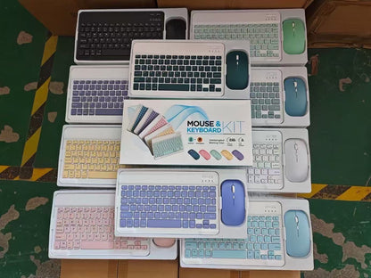 Multi-Purpose Wireless Mouse & Keyboard Combo – Dual Mode Rechargeable
