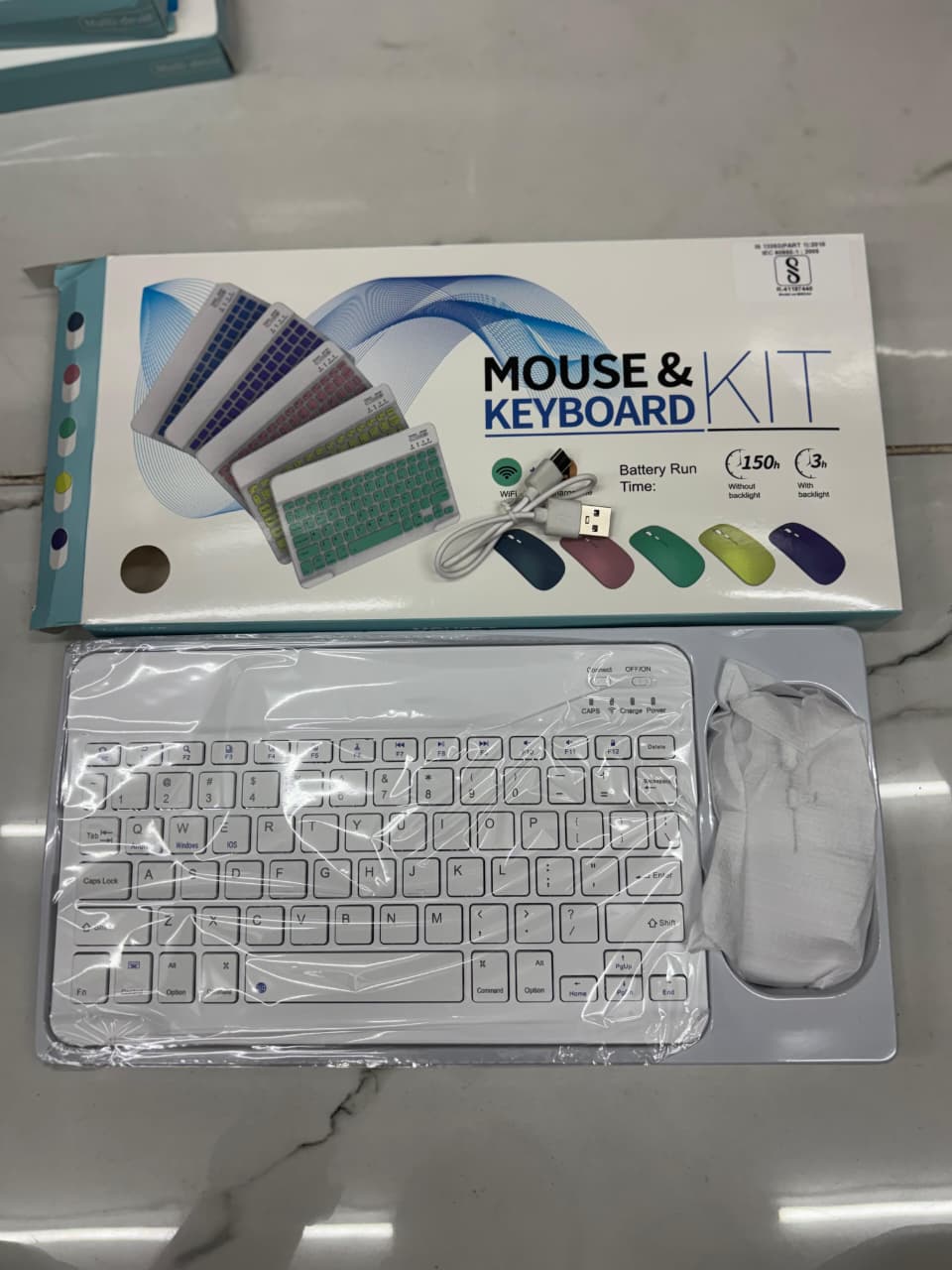 Multi-Purpose Wireless Mouse & Keyboard Combo – Dual Mode Rechargeable