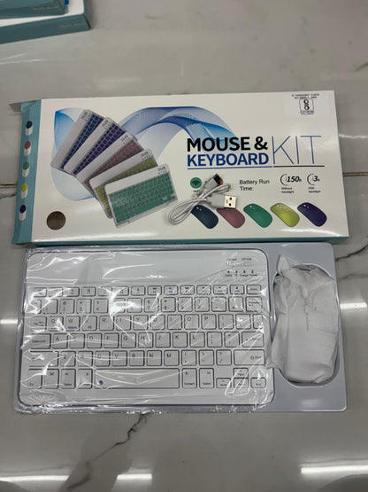 Multi-Purpose Wireless Mouse & Keyboard Combo – Dual Mode Rechargeable