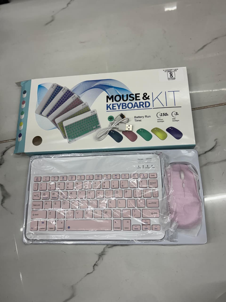 Multi-Purpose Wireless Mouse & Keyboard Combo – Dual Mode Rechargeable