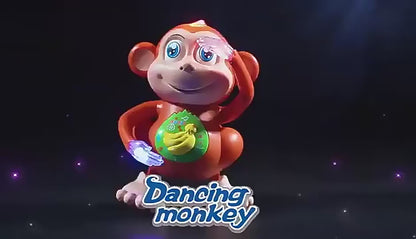 Snappify Tech | 360° Flipping Musical Monkey Toy with LED Lights