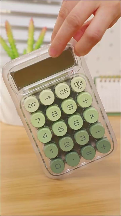 Snappify Tech | Aesthetic Transparent Mechanical Calculator